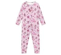 QWEFVB Pigiama da bambino Set da notte, Axolotls Rosa, 13-14 Years