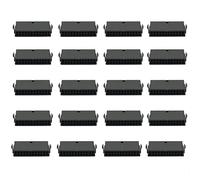 Qwertfeet 20 Pezzi Serrie/1 Set 4,2 Mm Nero 24P 24PIN per PC Computer ATX Scheda Madre Connettore di alimentazione in Plastica