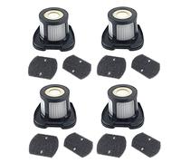Qwertfeet Confezione da 4 filtri HEPA anti-polvere per 1614212 1614203 1614204 2390 2389 2390A Accessori per aspirapolvere