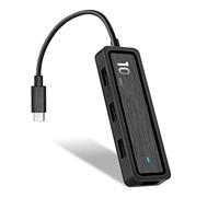 Qwertfeet Hub USB C 6 in 1 Type-C a 4X USB 3.2 Gen 2 10Gbps Hub USB C a USB Adattatore SD 2.0 TF 2.0 per computer portatile