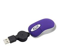Qwertfeet Mini mouse USB cablato retrattile piccolo mouse 1600 mouse ottico da viaggio per Windows 98 2000 XP versione Vista