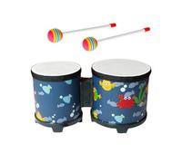 Qwertfeet Set di Batteria per Adulti, Bambini, Principianti, Professionisti, Strumenti un Percussione Accordabili