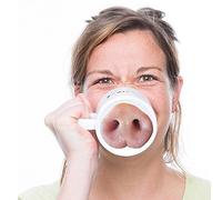 QWERTYHHHW FGF Bella Rosa Maiale Naso Tazza di Ceramica Caffè Tazza Tè Latte Bevanda Tazze come Divertente e Unico Regalo per Natale o Compleanno