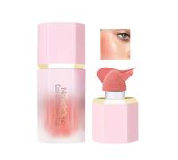 Qwesure Xixi Nourishing Rouge Gel Face Nourishing Flower Gel Natural Look Dewy Liquid Blush Lightweight, Breatable, Long-Lasting, Smudge-Proof Blush Liquid Rouge Multi-Purpose Stick