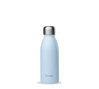 QWETCH - Borraccia One Inox Ultra Leggera - Blu Pastello 500ml - Bottiglia a Singola Parete - Ermetica, Senza BPA & Riutilizzabile - Borraccia in acciaio per l’uso quotidiano, non isotermica