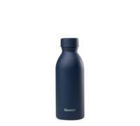 Qwetch - Borraccia Termica 500 ml ICON Blu Notte - Bottiglia Termica Compatta ed Elegante - Acciaio Inox Riciclato 90% - 24h Freddo / 12h Caldo - Senza Perdite, Senza BPA