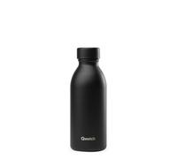 Qwetch - Borraccia Termica 500 ml ICON Nero - Bottiglia Termica Compatta ed Elegante - Acciaio Inox Riciclato 90% - 24h Freddo / 12h Caldo - Senza Perdite, Senza BPA