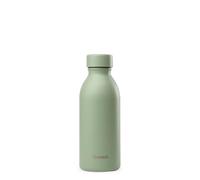 Qwetch - Borraccia Termica 500 ml ICON Verde Limo - Bottiglia Termica Compatta ed Elegante - Acciaio Inox Riciclato 90% - 24h Freddo / 12h Caldo - Senza Perdite, Senza BPA