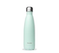 QWETCH - Borraccia Termica 500 ml in Acciaio Inox Verde Pastello - 24h Freddo, 12h Caldo - Ermetica, Senza BPA & Riutilizzabile - Bottiglia Termica per Sport, Ufficio, Viaggi, Escursioni