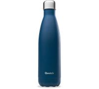 Qwetch - Borraccia Termica 500 ml in Acciaio Inox Blu Notte Originals - 24h Freddo, 12h Caldo - Ermetica, Senza BPA & Riutilizzabile - Bottiglia Termica per Sport, Ufficio, Viaggi, Escursioni