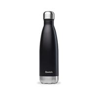 Qwetch - Bottiglia isolata in acciaio inox Originals - Nero - 500ml - 24h fredda e 12h calda - impermeabile, senza BPA e riutilizzabile - per lo sport, i viaggi e l'ufficio