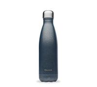 Qwetch - Bottiglia isolata in acciaio inox Roc - Blue - 500ml - 24h fredda e 12h calda - impermeabile, senza BPA e riutilizzabile - per lo sport, i viaggi e l'ufficio