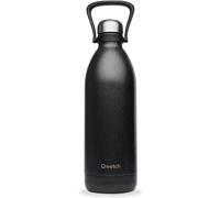 QWETCH - Bottiglia isotermica con MANIGLIA DE Portage ROC nera 2000 ML