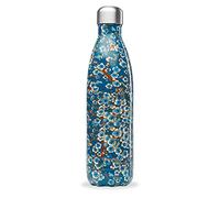 Qwetch - Bottiglia isotermica Fiori Blu 750 ml