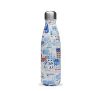 QWETCH - Bottiglia Isotermica Originals - Tetti de Paris Blu 500ml- Bottiglia Nomade in Acciaio Inox - 24h Fredda & 12h Calda - Impermeabile, senza BPA