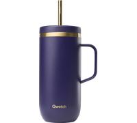 Qwetch Cold Cup con Manico - 600 ml - Deep Purple & Gold