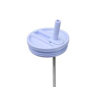 QWETCH Tappo impermeabile con cannuccia pieghevole - compatibile Travel Cup Coperchio ermetico per Tumbler Isolato - Accessorio Borraccia in acciaio inox - Anti perdita e idratazione facile - Glycine