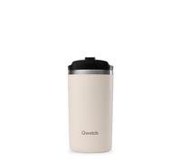 QWETCH - Tazza Termica da Viaggio - Sand 350 ml - Thermos in Acciaio Inox per Caffè & Tè - 6 Ore Caldo e 12 Ore Freddo - Tazza Impermeabile da Viaggio