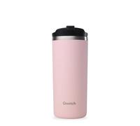 QWETCH - Travel Mug Tazza Termica Inox 470ml Rosa Pastello - Thermos Caffè & Tè - 6H Caldo / 12H Freddo - Mug Isotermico Senza BPA - Tazza da Viaggio a Tenuta Stagna