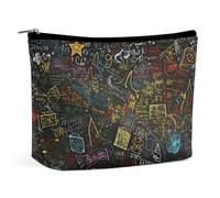 QWHJK Borsa cosmetica da viaggio, con stampa di formule matematiche, borsa da viaggio, semplice borsa per cosmetici, borsa per cosmetici, borsa per cosmetici, formula matematica, taglia unica