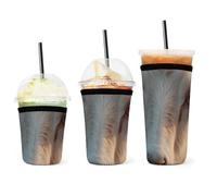 QWHJK Coppa per acqua, maniche per tazza con stampa di capra Docile per bevande calde, semplice copertura per tazza d'acqua, maniche per tazze da caffè riutilizzabili