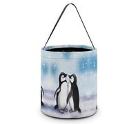 QWHJK Sacchetti per caramelle, con stampa "I Love Penguins", secchiello per caramelle riutilizzabile, borsa alla moda per caramelle, I Love Penguins, taglia unica