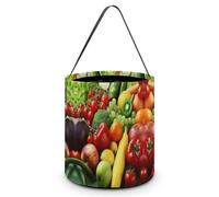 QWHJK Sacchetti per caramelle, frutta e verdura fresca con stampa di Halloween, secchiello per caramelle riutilizzabile, borsa alla moda per caramelle, frutta fresca e verdura, taglia unica