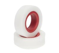 QWHTYO Auto RC Ruote Pneumatici Compatibile con Axial per SCX10 90046 TRX4 per Gen8 VS4-10 1.9 "100-110mm Pneumatici delle Ruote per 1/10 RC Crawler RC Auto Parti di Aggiornamento(Red,110mm)