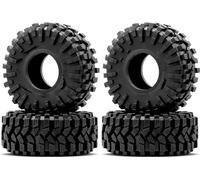 QWHTYO Auto RC Ruote Pneumatici Compatibile con SCX10 per UTB18 TRX4 TRX6 per Redcat per Gen8 7VS4-10 1/10 RC Crawler Car 1.9in RC Set di Pneumatici in Gomma 1/10 RC Crawler Tire