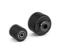 QWHTYO Compatibile con ARRMA per Gorgon 1/10 RC Car Upgrade Modifica Parti Accessori Set di Ingranaggi in Acciaio Diff Case 47T 29T ARA311095 RC Car Upgrade