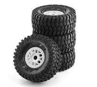 QWHTYO RC Pneumatici Compatibile con ARRMA per Mojave per TRAXXAS 1/7 RC Auto per Desert Short Course Truck off-Road per Buggy 135mm Pneumatico 17mm Ruota Esagonale(White)