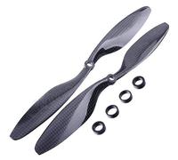 QWinOut 10x4.5 3k Carbon Fiber Propeller CW CCW 1045 1045r CF Props for RC Quadcopter Hexacopter Multi Rotor UFO