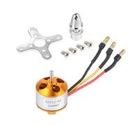 QWinOut A2212 2200KV Brushless Outrunner Motor with Mounts 6T for DIY RC Aircraft Plane Multi-Copter Quadcopter Drone (1 Pcs)