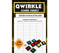 Qwirkle Game Record Keeper Book: Track Winners And Organize Every Game