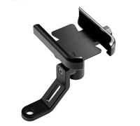 QWLMST Supporto Universale per Telefono Moto Montaggio Telefono Motocicletta Porta Telefono Moto per Bajaj Pulsar 200NS 200RS 200AS Rotazione a 360° per Smartphone da 4,7-7,1 Pollici-nologo M Black