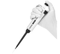 QWORK® 0.1μl-2.5μl Pipetta micropipetta da laboratorio a canale singolo ad alta precisione regolabile