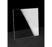 QWORK® 10 Pezzi Fogli acrilici trasparenti, Lastra trasparente, 10x10cm, Per Cornice, Progetti Di Visualizzazione, Pittura