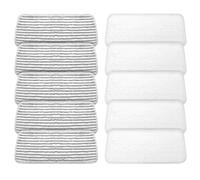 QWORK® 10 Pezzi Ricambio per pulitore a Vapore, Panni in Microfibra Lavabili, compatibili con Vileda Steam XXL