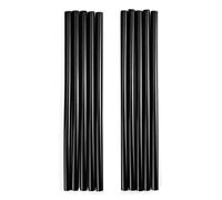 QWORK® 10 Pezzi Stick di Colla a Caldo per Attrezzi di Rimozione Ammaccature, Ø11mm x 270mm (Nero)