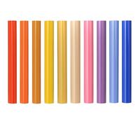 QWORK® 10 Pezzi Vinile termoadesivo Tessuti, 30,5 x 25,4 cm Pellicola termoadesiva, termovinile per Tessuti, per Abbigliamento, Pantaloni, Altri Tessuti