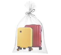 QWORK® 10 Sacchetti di Plastica Trasparenti, 100x150 cm, per Valigia Extra Large, Bagagli, Mobili, Consolatore