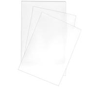 QWORK® 100 fogli carta da lucido stampabile DIN A3 100g/m² carta pergamena per artigianato, cucito, architettura