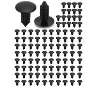 QWORK® 100 Pezzi Auto Trim Clips Rivetti di Fissaggio in Plastica per Auto, Diametro Vite 8mm