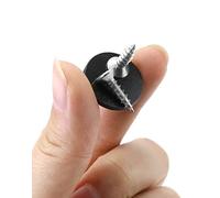 QWORK® 100 Pezzi Calamite Adesive, 20 mm x 2 mm Piastrine Magnetiche Adesiva Tonde per Tenere Foto, Poster o Note
