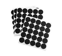 QWORK® 100 Pezzi Cuscinetti Antiscivolo Autoadesivi 25mm x 3mm per Divani e Sedie, Antigraffio per Pavimenti e Riduzione del Rumore