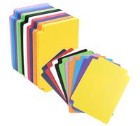 QWORK® 100 Pezzi divisori per carte, 93,3x69mm carte separatrici plastica, per giochi, carte sportive