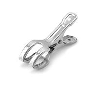 QWORK® 12 Pezzi Mollette Grandi di Acciaio Inox, Mollette Bucato Antisegno per Asciugamani Mare, Coperte, Trapunta, Vestiti (8.5 cm)