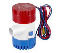QWORK® 12V 500 GPH Pompa di Sentina Performante per Barca e Camper - Pompa Sommergibile per Acqua Dolce, Salata e Sporca