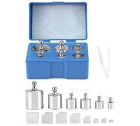 QWORK® 14 Pesi di calibrazione da 10 mg a 100 g per bilance digitali, da laboratorio