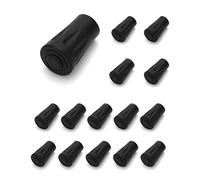 QWORK® 15 Pezzi Puntale in Gomma per Bastoni da Trekking (11mm)